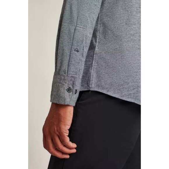 Bonobos Stretch Jersey Everyday Men's Shirt Striped Standard Fit Short M 275463 - Picture 6 of 13